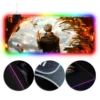 OneHeroSuits Sorcery Fight Satoru Gojo Creative RGB LED Gaming Mouse Pad Jujutsu Kaisen Satoru Gojo Printing V2