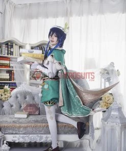 OneHeroSuits Venti Genshin Impact Cosplay Costume Full Set With Cosplay Boots Costumes