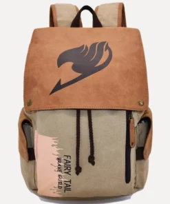 OneHeroSuits Fairy Tail Backpack Natsu Guild Symbol Printed Animation Creative Bag Accessories