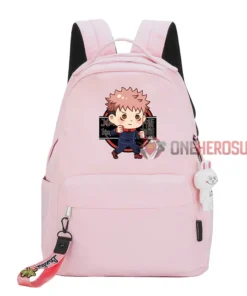 OneHeroSuits Girls Mini Q Backpack Jujutsu Kaisen Characters Printed Bag Accessories