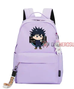 OneHeroSuits Girls Mini Q Backpack Jujutsu Kaisen Characters Printed Bag Accessories