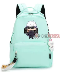 OneHeroSuits Girls Mini Q Backpack Jujutsu Kaisen Characters Printed Bag Accessories