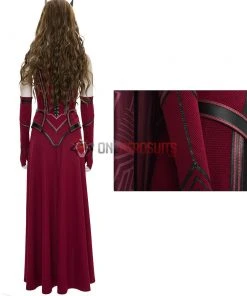 2021 New Scarlet Witch Cosplay Costume WandaVision OneHeroSuits 13 2021 New Scarlet Witch Cosplay Costume WandaVision OneHeroSuits
