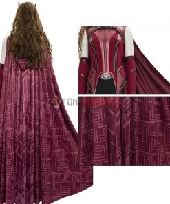2021 New Scarlet Witch Cosplay Costume WandaVision OneHeroSuits 14 2021 New Scarlet Witch Cosplay Costume WandaVision OneHeroSuits