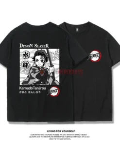 OneHeroSuits Demon Slayer Creative Print Anime T-shirt Nezuko/Tanjiro/Giyuu