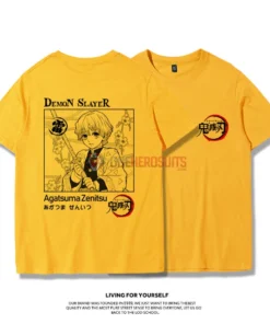 OneHeroSuits Demon Slayer Creative Print Anime T-shirt Nezuko/Tanjiro/Giyuu