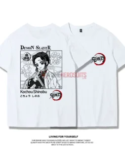 OneHeroSuits Demon Slayer Creative Print Anime T-shirt Nezuko/Tanjiro/Giyuu