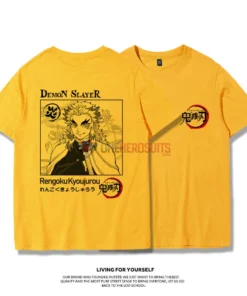 OneHeroSuits Demon Slayer Creative Print Anime T-shirt Nezuko/Tanjiro/Giyuu