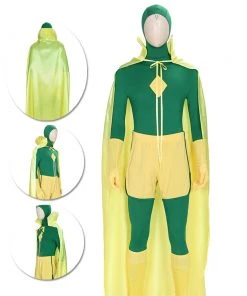 2021 WandaVision Vision Cosplay Costume OneHeroSuits