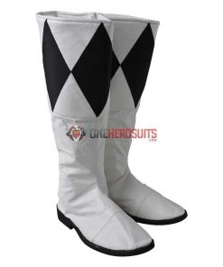 OneHeroSuits Black Ranger Cosplay Boots Mighty Morphin Power Rangers Cosplay Shoes Costumes