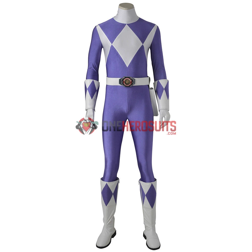OneHeroSuits Purple Power Ranger Cosplay Boots Mighty Morphin Power Rangers Shoes Costumes 4 OneHeroSuits Purple Power Ranger Cosplay Boots Mighty Morphin Power Rangers Shoes Costumes