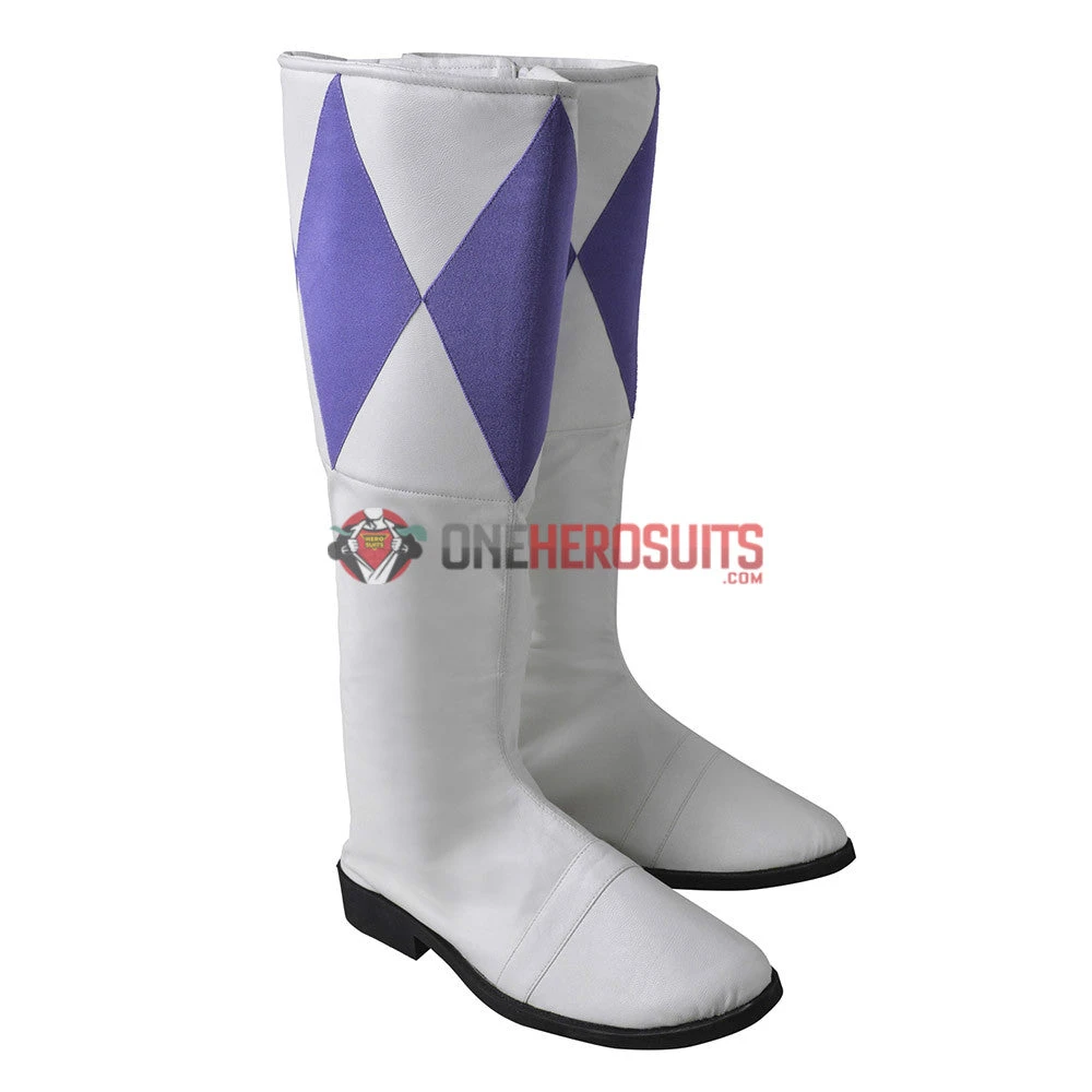 OneHeroSuits Purple Power Ranger Cosplay Boots Mighty Morphin Power Rangers Shoes Costumes 5 OneHeroSuits Purple Power Ranger Cosplay Boots Mighty Morphin Power Rangers Shoes Costumes