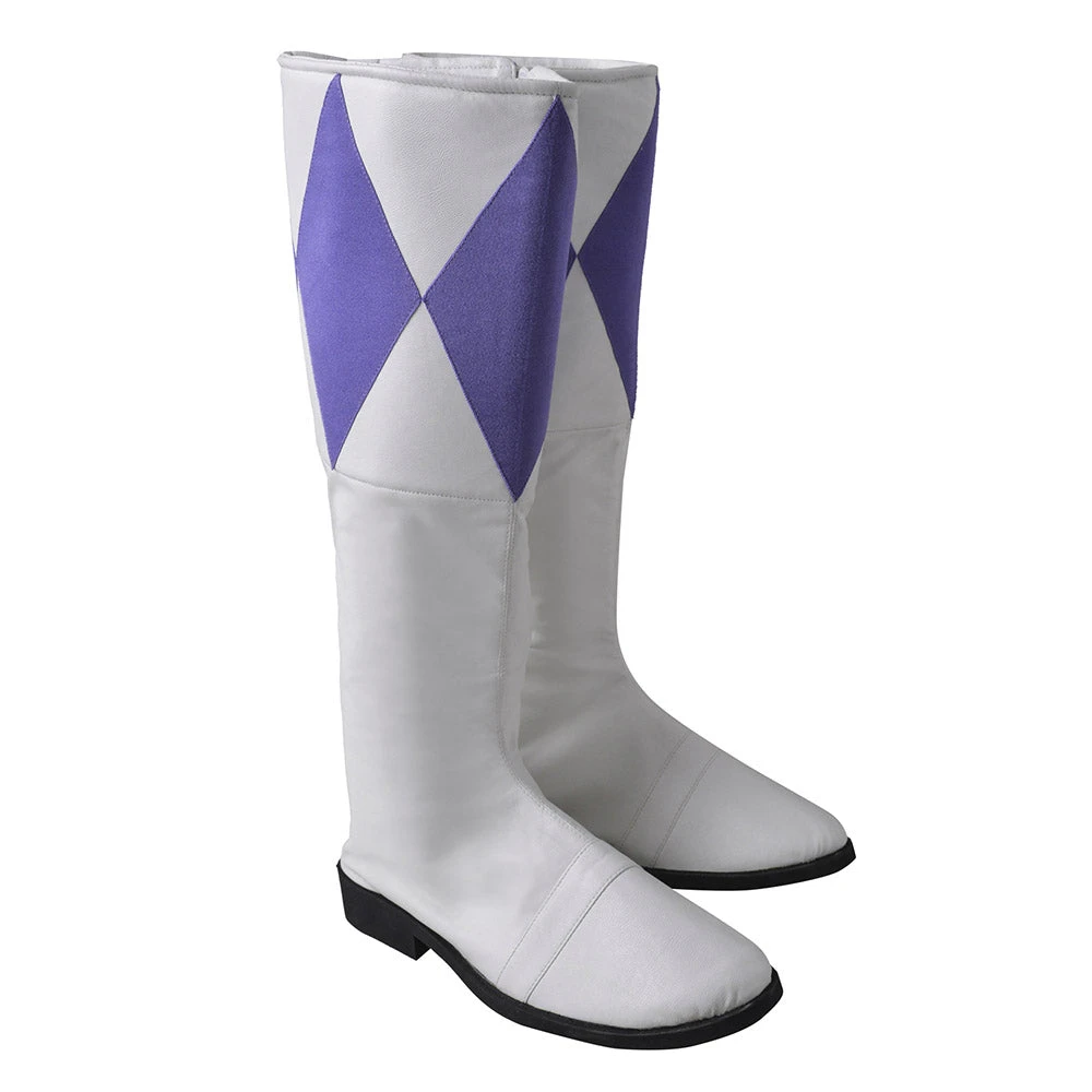 OneHeroSuits Purple Power Ranger Cosplay Boots Mighty Morphin Power Rangers Shoes Costumes 3 OneHeroSuits Purple Power Ranger Cosplay Boots Mighty Morphin Power Rangers Shoes Costumes