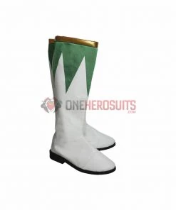 1herosuits Costumes Tommy Oliver Cosplay Boots Green Ranger Spandex Cosplay Shoes