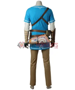 OneHeroSuits Link Blue Tunic Cosplay Costume The Legend Of Zelda Breath Of The Wild Suit 15 OneHeroSuits Link Blue Tunic Cosplay Costume The Legend Of Zelda Breath Of The Wild Suit