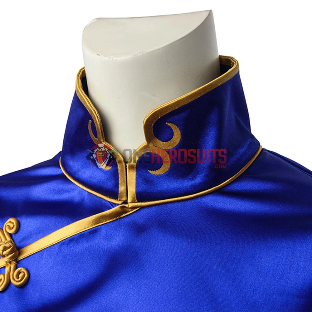 OneHeroSuits Chun Li Cosplay Costume Chinese Kung Fu Dress Up Street Fighter Suit 17 OneHeroSuits Chun Li Cosplay Costume Chinese Kung Fu Dress Up Street Fighter Suit