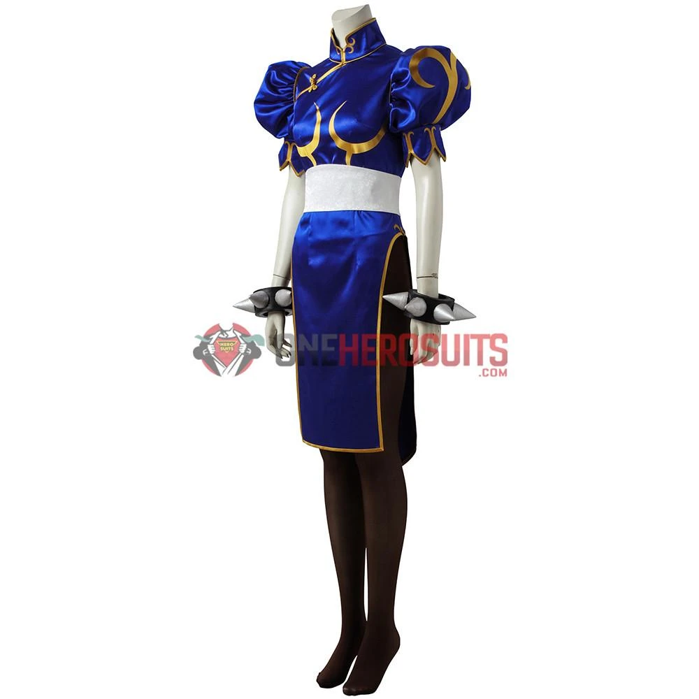 OneHeroSuits Chun Li Cosplay Costume Chinese Kung Fu Dress Up Street Fighter Suit 6 OneHeroSuits Chun Li Cosplay Costume Chinese Kung Fu Dress Up Street Fighter Suit