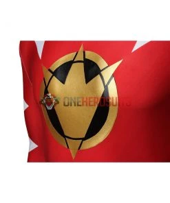 OneHeroSuits Conner McKnight Red Ranger Cosplay Costume Power Rangers Red Dino Thunder Suit Costumes