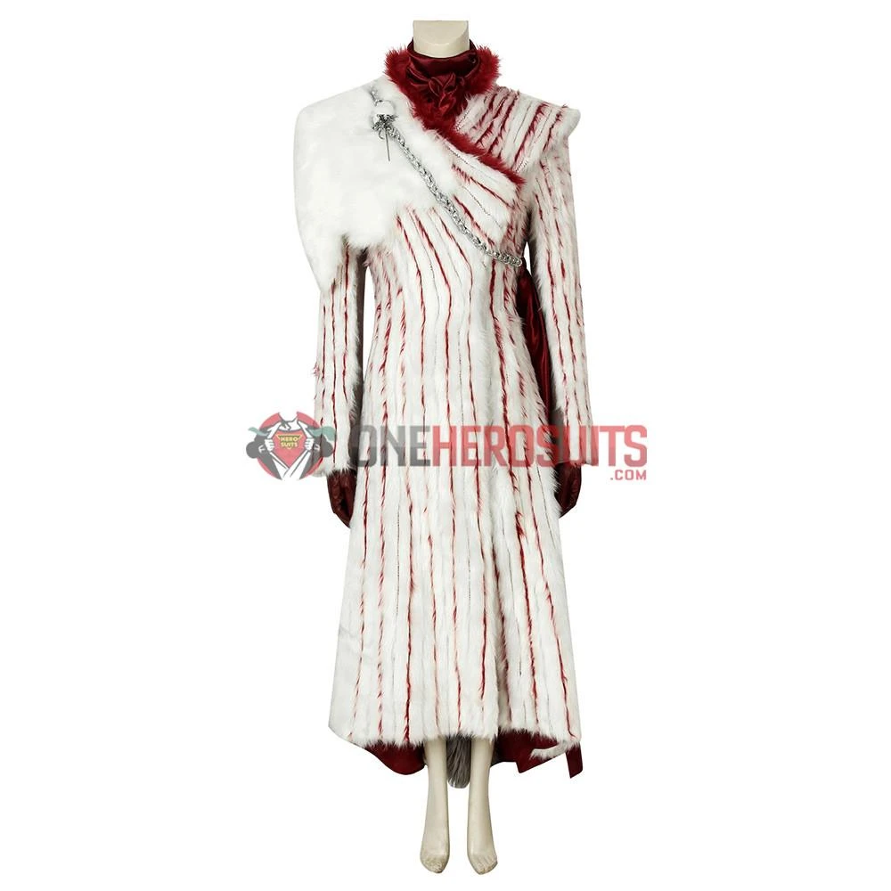 OneHeroSuits Daenerys Targaryen Cosplay Costumes GOT S8 Mother Of Dragons Cosplay Suit 4 OneHeroSuits Daenerys Targaryen Cosplay Costumes GOT S8 Mother Of Dragons Cosplay Suit