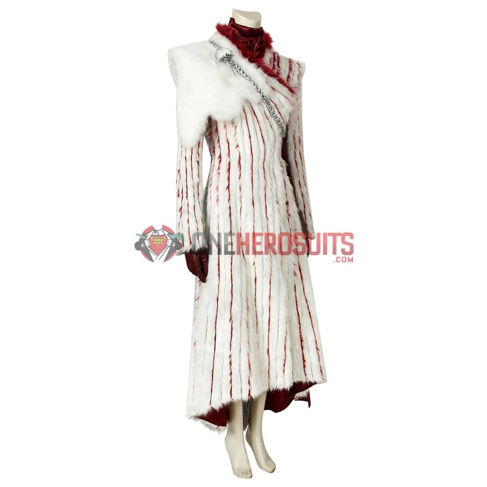 OneHeroSuits Daenerys Targaryen Cosplay Costumes GOT S8 Mother Of Dragons Cosplay Suit 5 OneHeroSuits Daenerys Targaryen Cosplay Costumes GOT S8 Mother Of Dragons Cosplay Suit