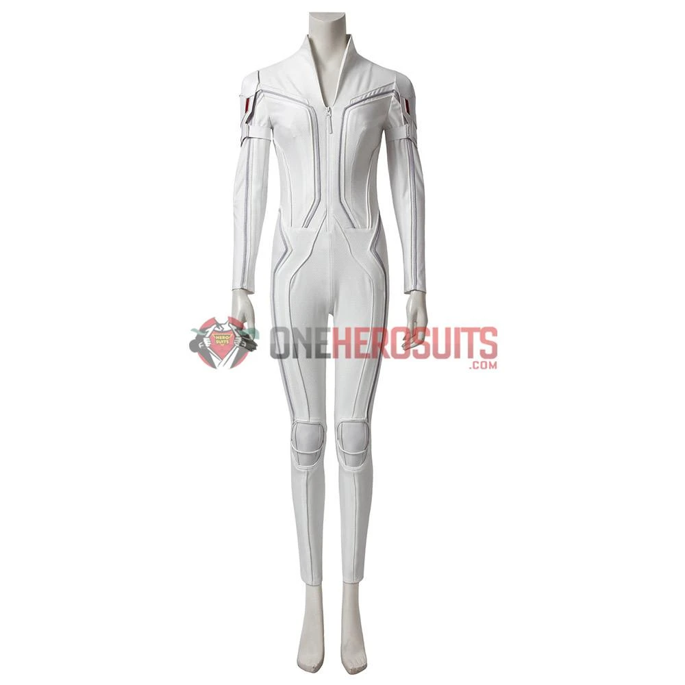 OneHeroSuits Black Widow White Cosplay Costumes Natasha Romanoff Cosplay Suit 5 OneHeroSuits Black Widow White Cosplay Costumes Natasha Romanoff Cosplay Suit