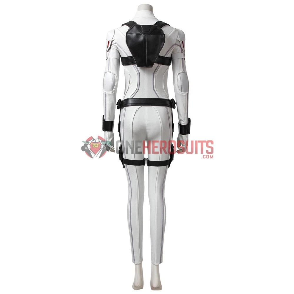 OneHeroSuits Black Widow White Cosplay Costumes Natasha Romanoff Cosplay Suit 7 OneHeroSuits Black Widow White Cosplay Costumes Natasha Romanoff Cosplay Suit
