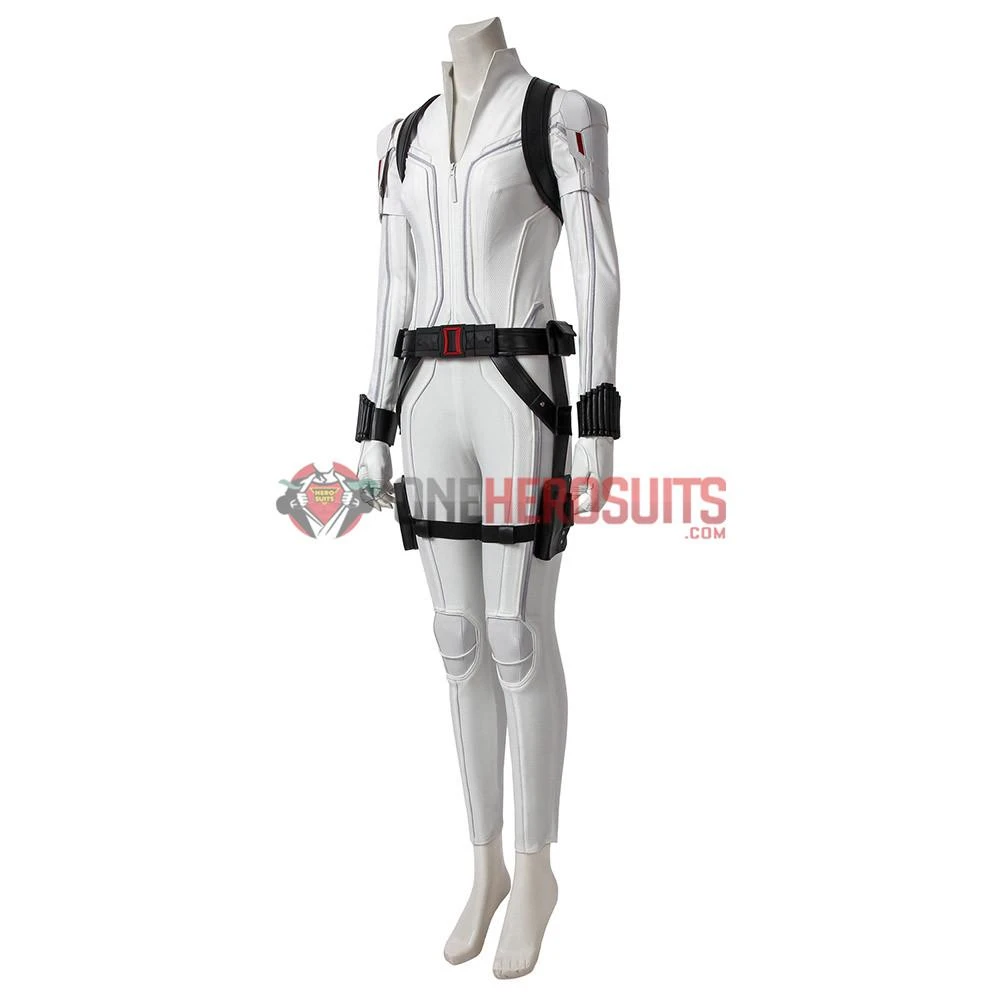 OneHeroSuits Black Widow White Cosplay Costumes Natasha Romanoff Cosplay Suit 8 OneHeroSuits Black Widow White Cosplay Costumes Natasha Romanoff Cosplay Suit