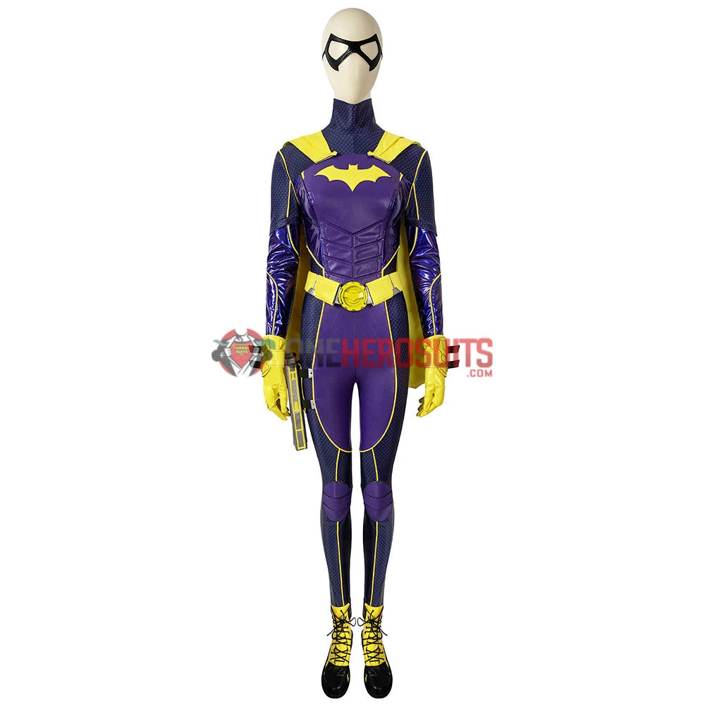 OneHeroSuits Batgirl Cosplay Boots Purple Gotham Knights BatGirl Shoes 7 OneHeroSuits Batgirl Cosplay Boots Purple Gotham Knights BatGirl Shoes