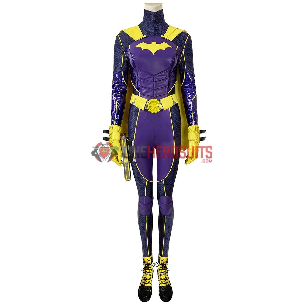 OneHeroSuits Batgirl Cosplay Costumes Gotham Knights BatGirl Purple Suit 22 OneHeroSuits Batgirl Cosplay Costumes Gotham Knights BatGirl Purple Suit