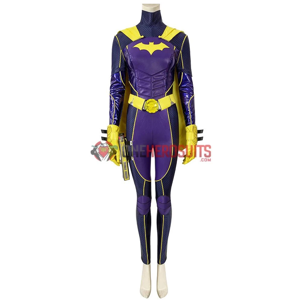 OneHeroSuits Batgirl Cosplay Costumes Gotham Knights BatGirl Purple Suit 4 OneHeroSuits Batgirl Cosplay Costumes Gotham Knights BatGirl Purple Suit