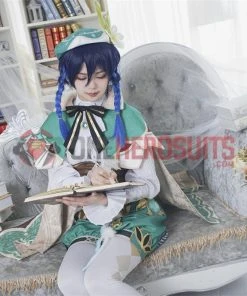 OneHeroSuits Venti Genshin Impact Cosplay Costume Full Set With Cosplay Boots Costumes