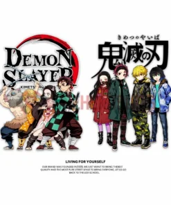 OneHeroSuits Demon Slayer Creative Print Anime T-shirt Nezuko/Tanjiro/Zenitsu/Inosuke