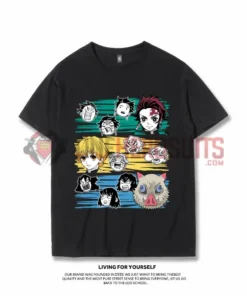 OneHeroSuits Demon Slayer Creative Print Anime Cotton T-shirt