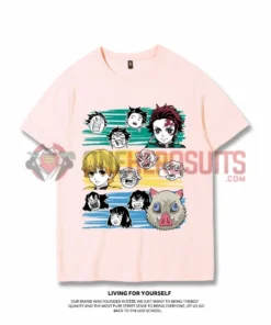 OneHeroSuits Demon Slayer Creative Print Anime Cotton T-shirt