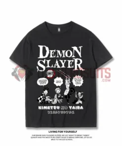 OneHeroSuits Demon Slayer Creative Print Anime T-shirt Nezuko/Tanjiro/Zenitsu