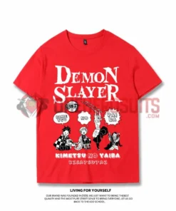 OneHeroSuits Demon Slayer Creative Print Anime T-shirt Nezuko/Tanjiro/Zenitsu