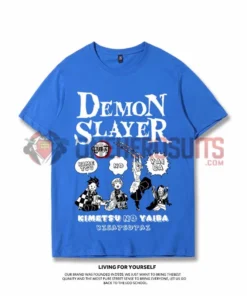 OneHeroSuits Demon Slayer Creative Print Anime T-shirt Nezuko/Tanjiro/Zenitsu