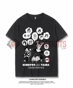 OneHeroSuits Demon Slayer Creative Print Anime T-shirt Nezuko/Tanjiro/Zenitsu