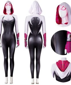 OneHeroSuits Across The Spider-Verse Cosplay Costumes Gwen Stacy Cotton Jumpsuits