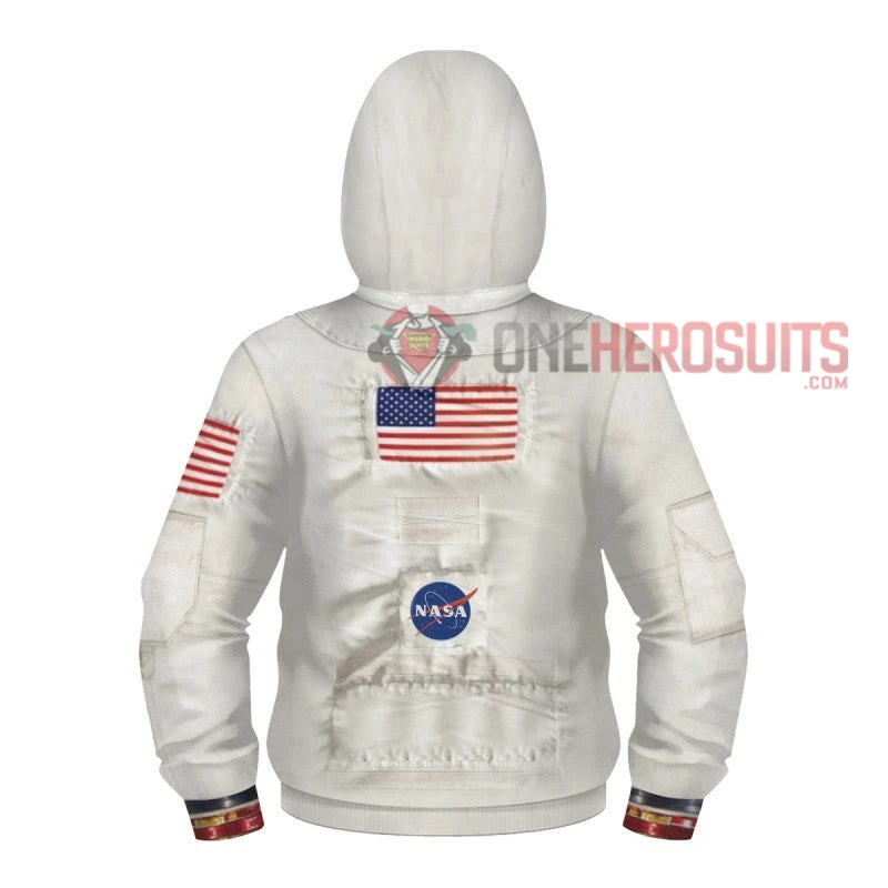OneHeroSuits Kids Nasa Astronaut Creative 3D Printed Zip Hoodie 5 OneHeroSuits Kids Nasa Astronaut Creative 3D Printed Zip Hoodie