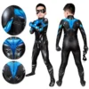 OneHeroSuits Gifts For Kids Titans Cosplay Suit Children Nightwing Blue Cosplay Bodysuit