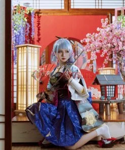 OneHeroSuits Costumes Ayaka Genshin Impact Cosplay Costume Full Set Of Cosplay Suit