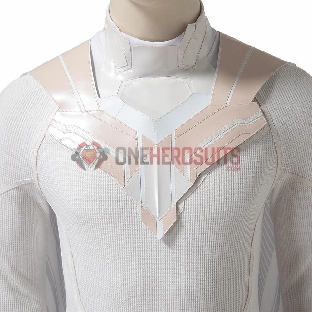 White Vision Cosplay Costumes WandaVision OneHeroSuits 11 White Vision Cosplay Costumes WandaVision OneHeroSuits