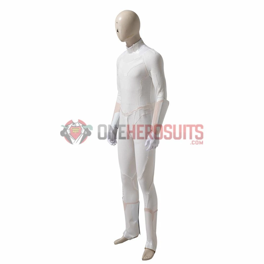 White Vision Cosplay Costumes WandaVision OneHeroSuits 9 White Vision Cosplay Costumes WandaVision OneHeroSuits