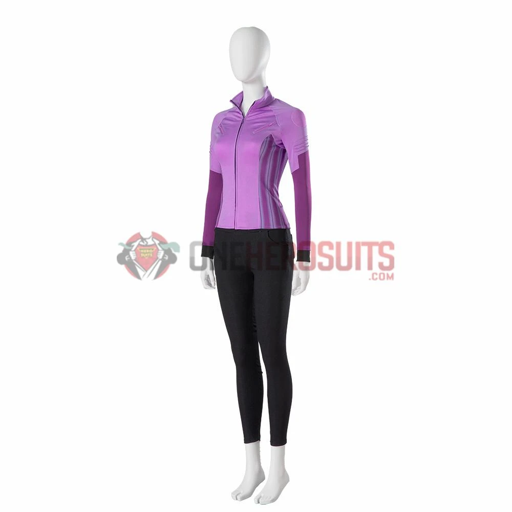 Hawkeye Cosplay Costumes Kate Bishop Purple OneHeroSuits 11 Hawkeye Cosplay Costumes Kate Bishop Purple OneHeroSuits