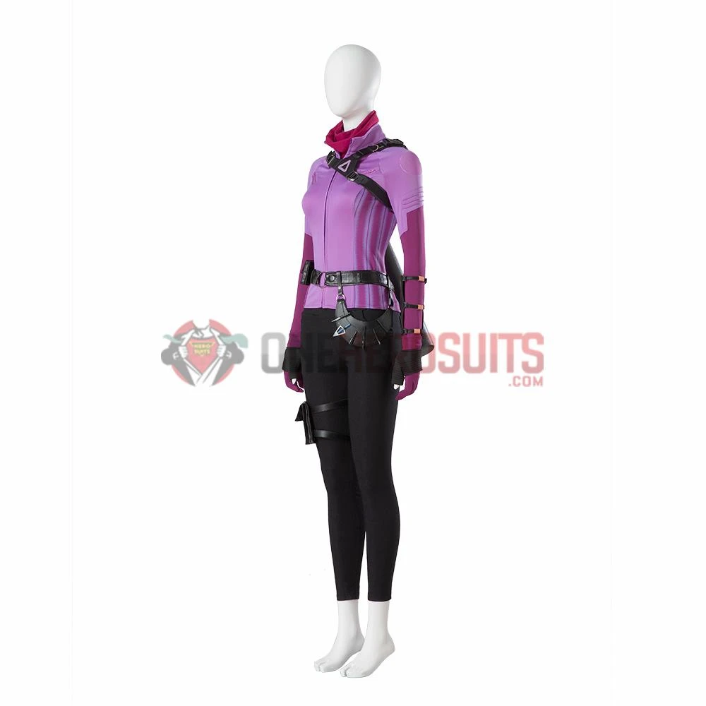 Hawkeye Cosplay Costumes Kate Bishop Purple OneHeroSuits 5 Hawkeye Cosplay Costumes Kate Bishop Purple OneHeroSuits