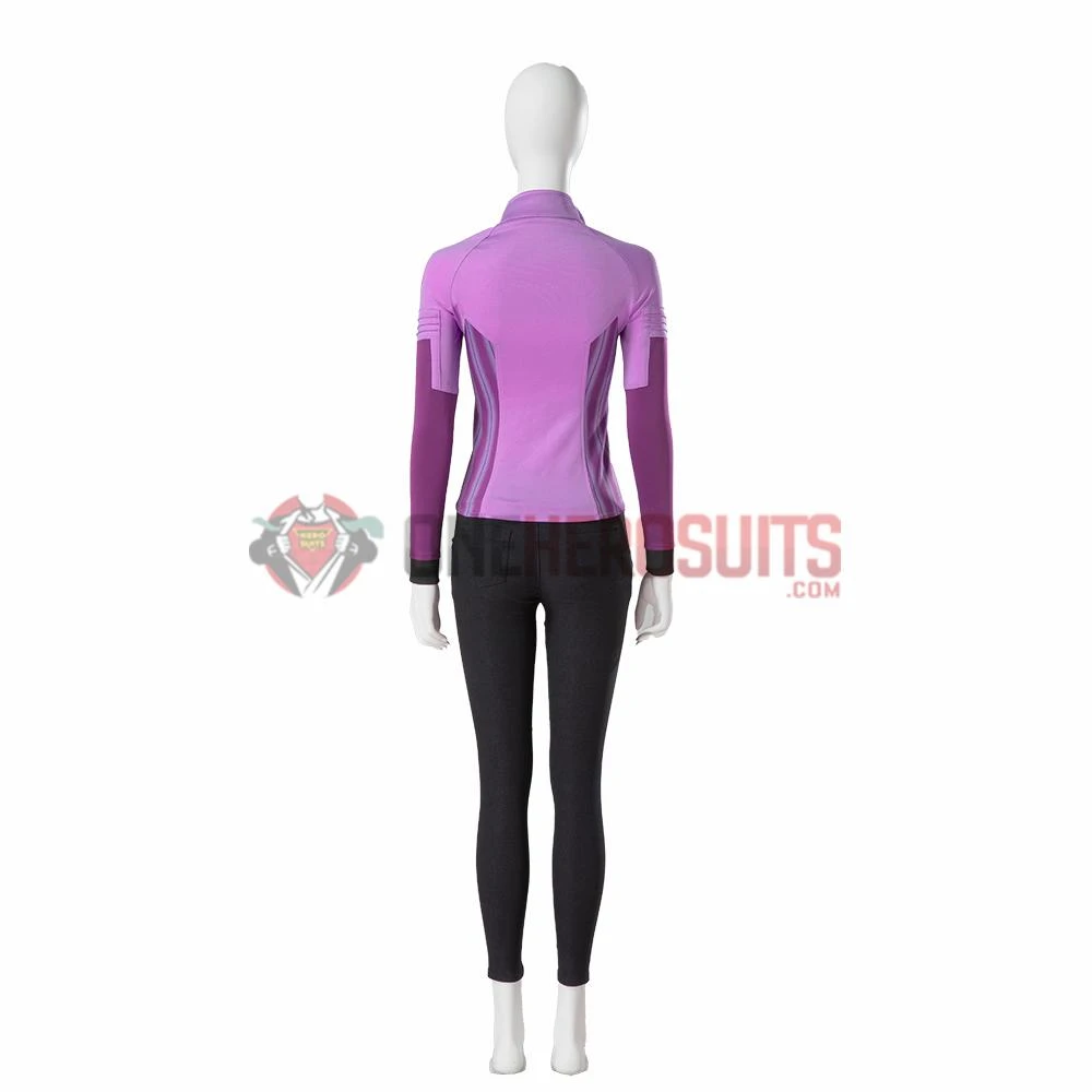Hawkeye Cosplay Costumes Kate Bishop Purple OneHeroSuits 12 Hawkeye Cosplay Costumes Kate Bishop Purple OneHeroSuits