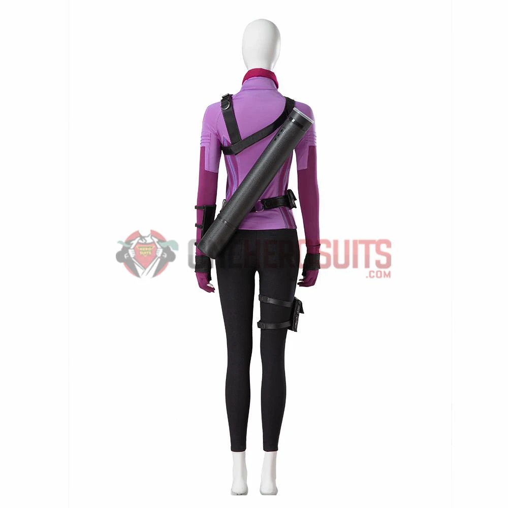 Hawkeye Cosplay Costumes Kate Bishop Purple OneHeroSuits 7 Hawkeye Cosplay Costumes Kate Bishop Purple OneHeroSuits