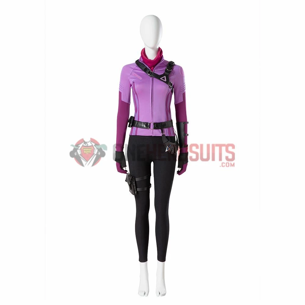 Hawkeye Cosplay Costumes Kate Bishop Purple OneHeroSuits 10 Hawkeye Cosplay Costumes Kate Bishop Purple OneHeroSuits