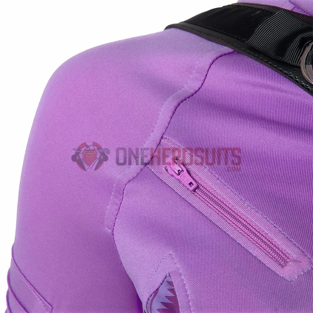Hawkeye Cosplay Costumes Kate Bishop Purple OneHeroSuits 18 Hawkeye Cosplay Costumes Kate Bishop Purple OneHeroSuits